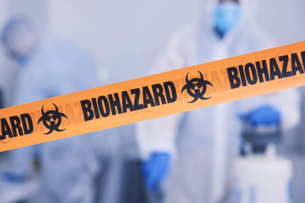 Professional Trauma Scene Cleanup technician working in Six Lakes, MI